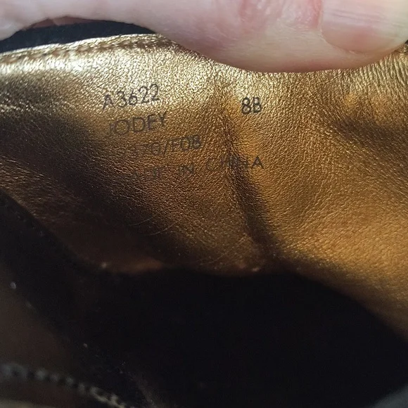 Coach Jodey Signature Black Suede Leather Mule Size 8 - Picture 8 of 9